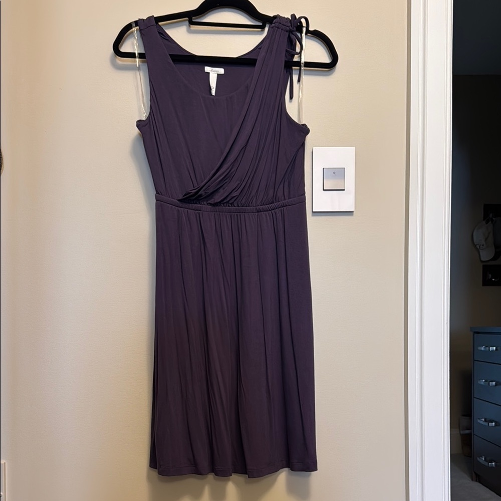 Soma Purple Sleeveless Dress NWT